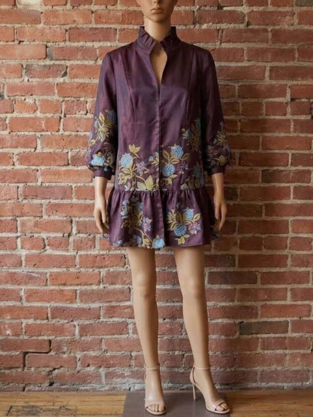 Winetasting Dianthus Jacquard Palmerston Dress